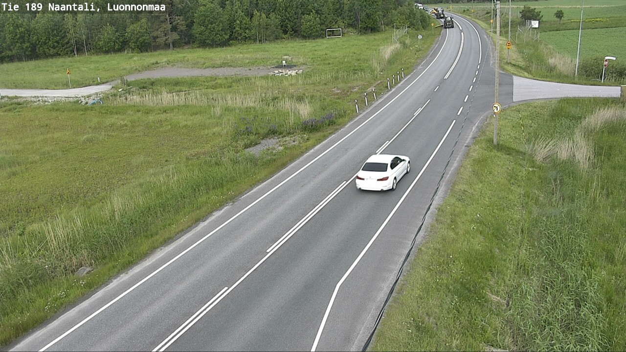 Weather Camera Image Road 189 Naantali, Luonnonmaa, Naantali, Varsinais-Suomi