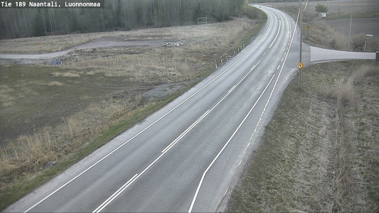Weather Camera Image Väg 189 Nådendal, Luonnonmaa, Naantali, Varsinais-Suomi