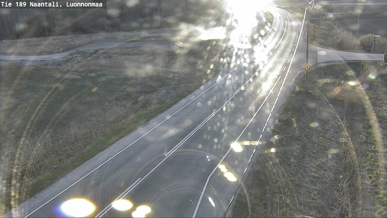 Weather Camera Image Road 189 Naantali, Luonnonmaa, Naantali, Varsinais-Suomi
