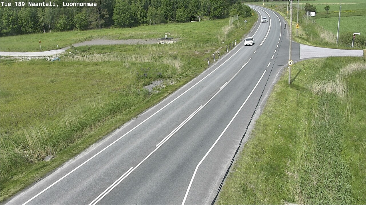 Weather Camera Image Road 189 Naantali, Luonnonmaa, Naantali, Varsinais-Suomi