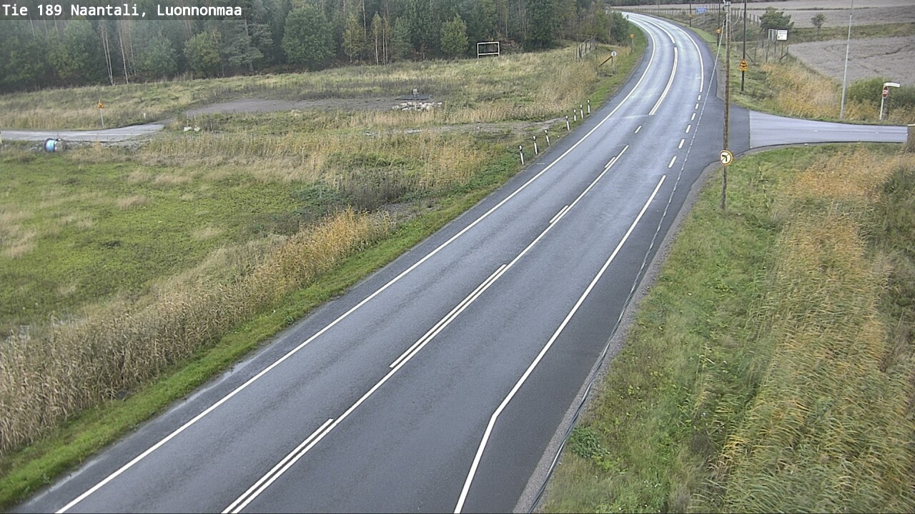 Weather Camera Image Road 189 Naantali, Luonnonmaa, Naantali, Varsinais-Suomi