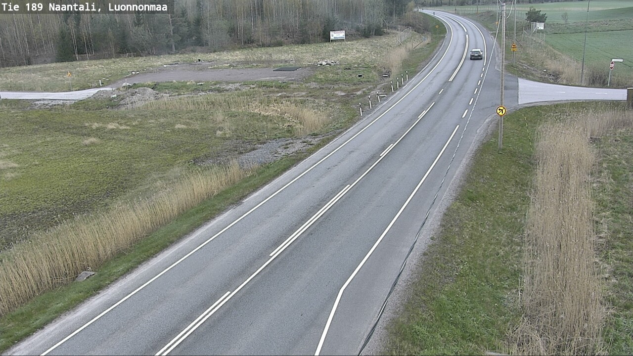 Weather Camera Image Road 189 Naantali, Luonnonmaa, Naantali, Varsinais-Suomi