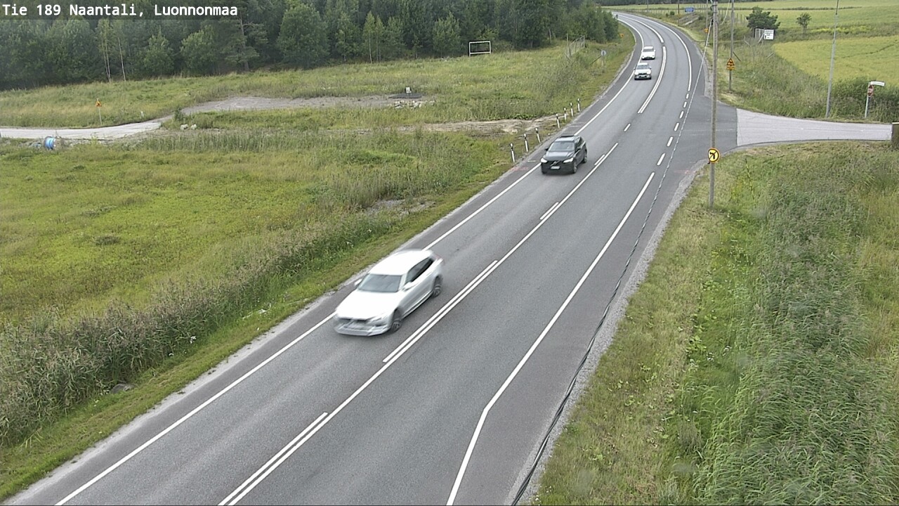 Weather Camera Image Road 189 Naantali, Luonnonmaa, Naantali, Varsinais-Suomi