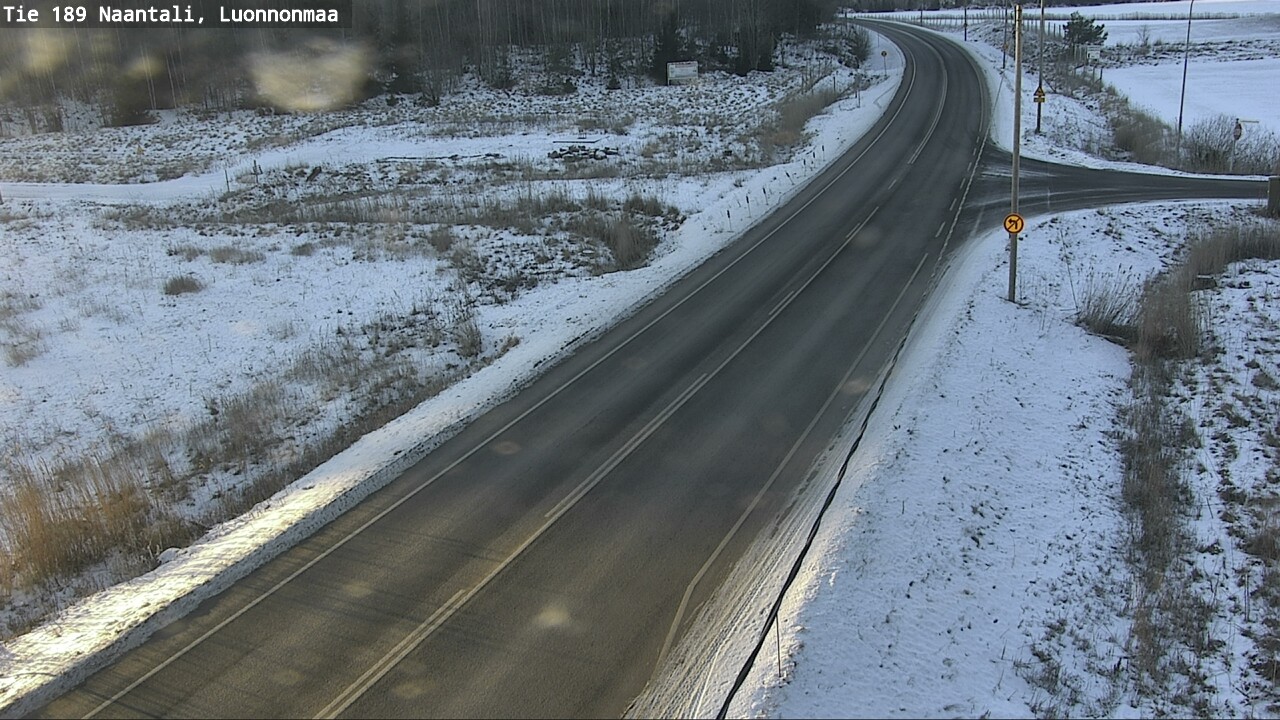 Weather Camera Image Road 189 Naantali, Luonnonmaa, Naantali, Varsinais-Suomi