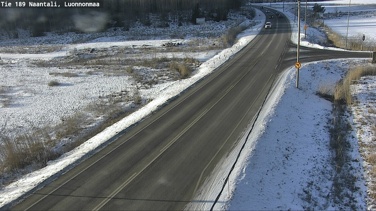 Weather Camera Image Road 189 Naantali, Luonnonmaa, Naantali, Varsinais-Suomi