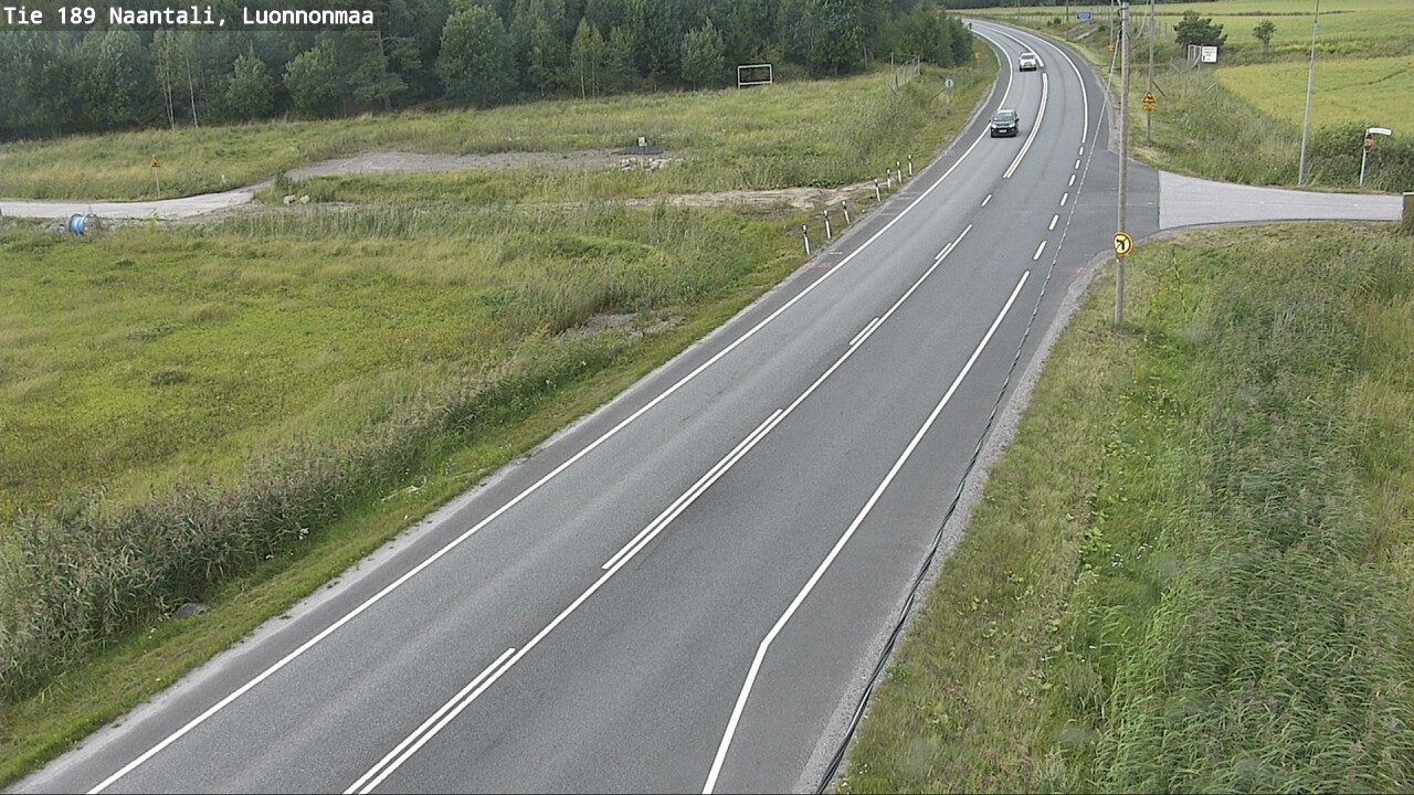 Weather Camera Image Road 189 Naantali, Luonnonmaa, Naantali, Varsinais-Suomi
