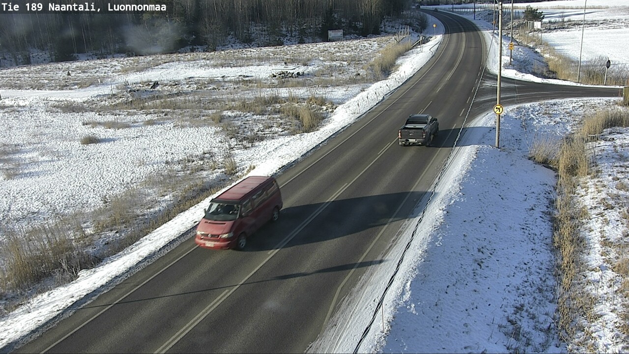 Weather Camera Image Road 189 Naantali, Luonnonmaa, Naantali, Varsinais-Suomi