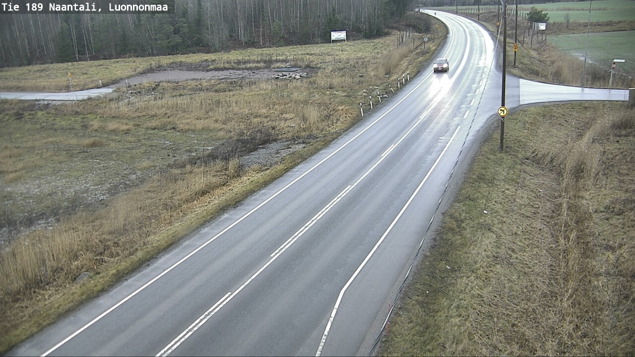 Weather Camera Image Väg 189 Nådendal, Luonnonmaa, Naantali, Varsinais-Suomi
