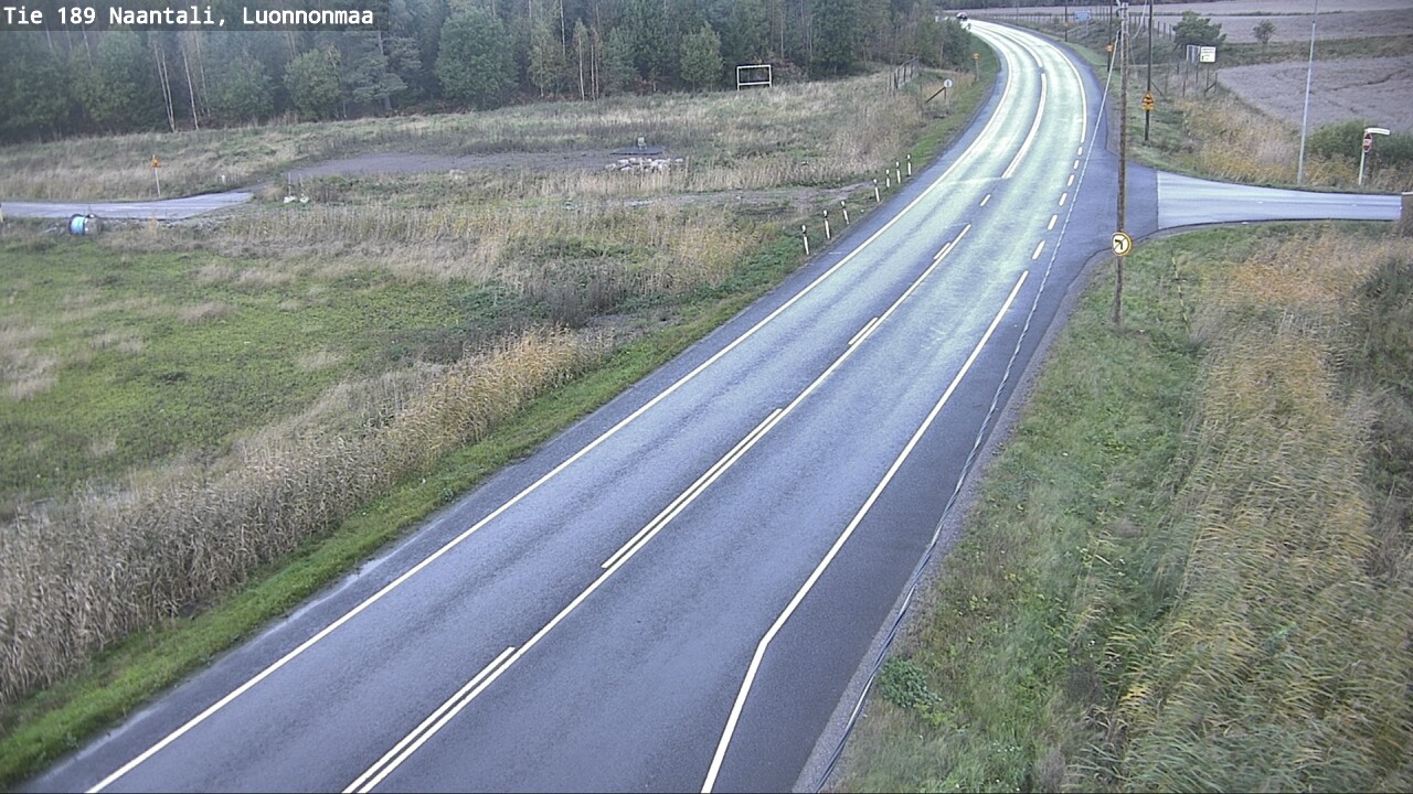 Weather Camera Image Road 189 Naantali, Luonnonmaa, Naantali, Varsinais-Suomi