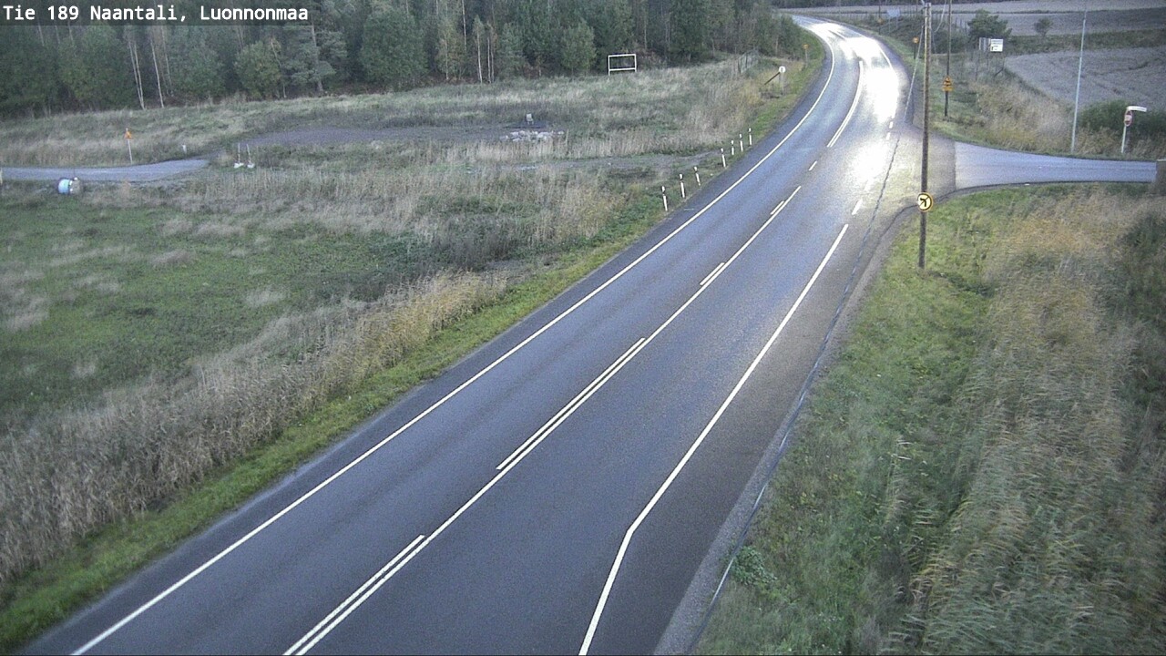 Weather Camera Image Road 189 Naantali, Luonnonmaa, Naantali, Varsinais-Suomi