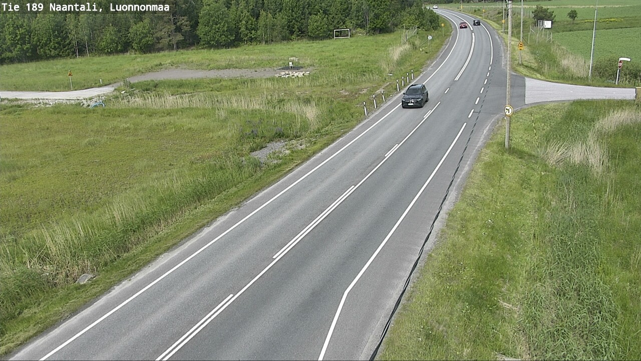 Weather Camera Image Road 189 Naantali, Luonnonmaa, Naantali, Varsinais-Suomi