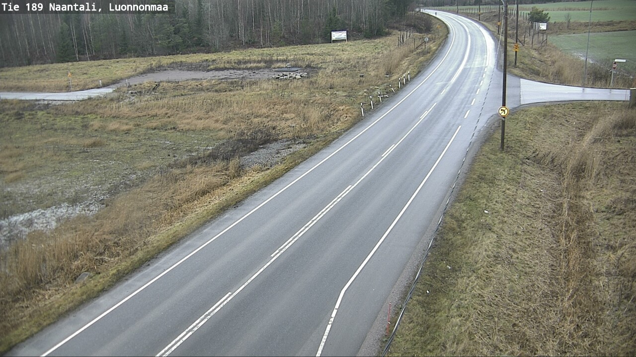 Weather Camera Image Väg 189 Nådendal, Luonnonmaa, Naantali, Varsinais-Suomi