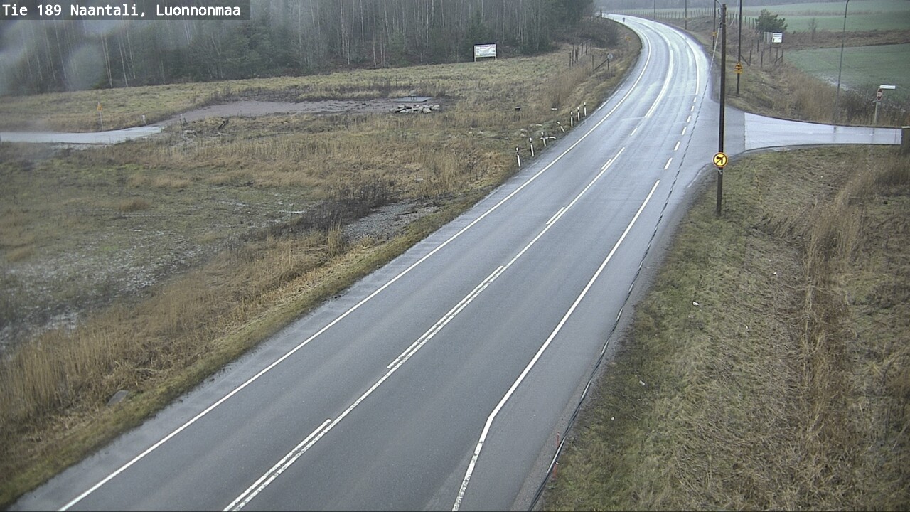 Weather Camera Image Väg 189 Nådendal, Luonnonmaa, Naantali, Varsinais-Suomi