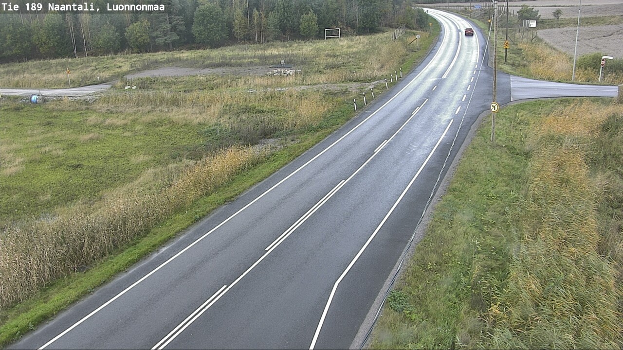 Weather Camera Image Road 189 Naantali, Luonnonmaa, Naantali, Varsinais-Suomi