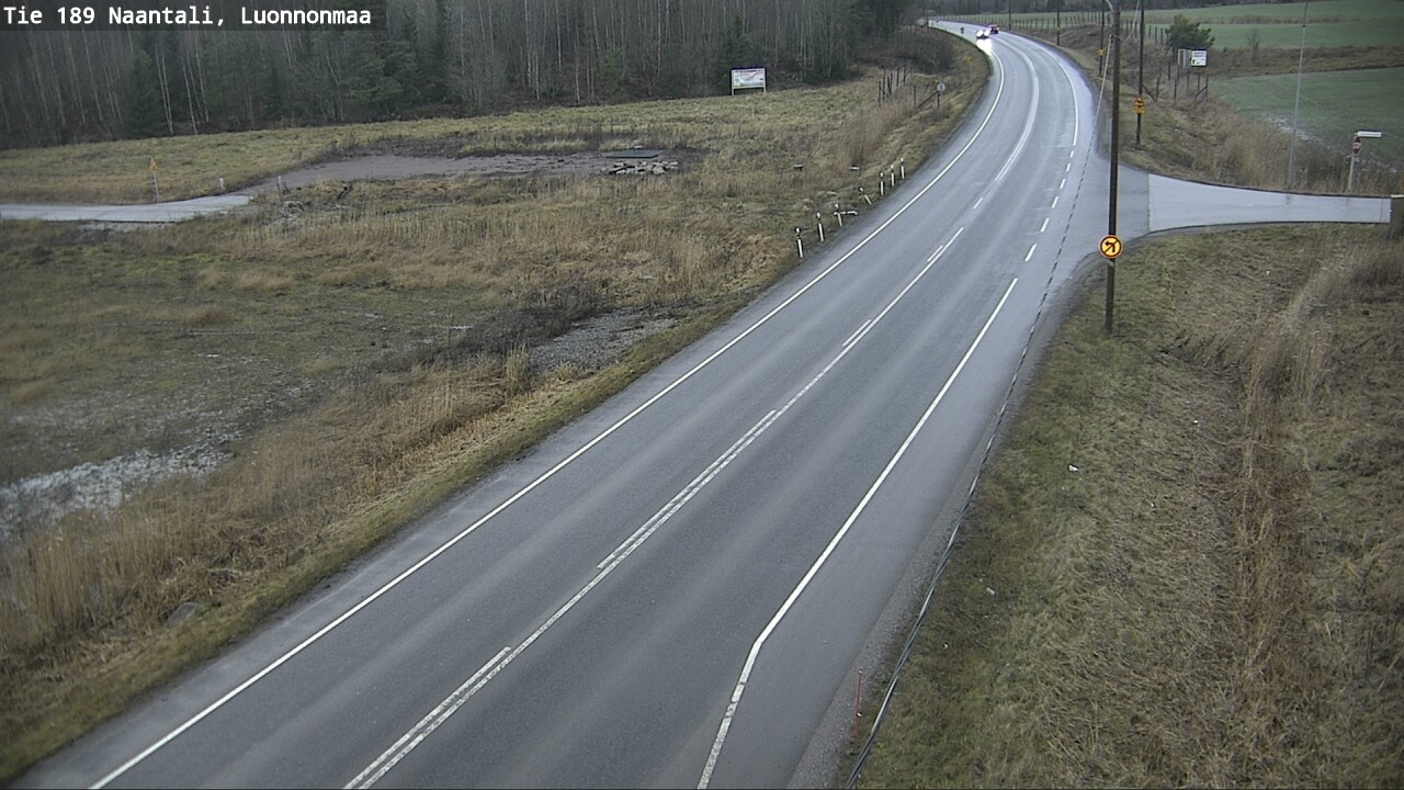 Weather Camera Image Väg 189 Nådendal, Luonnonmaa, Naantali, Varsinais-Suomi
