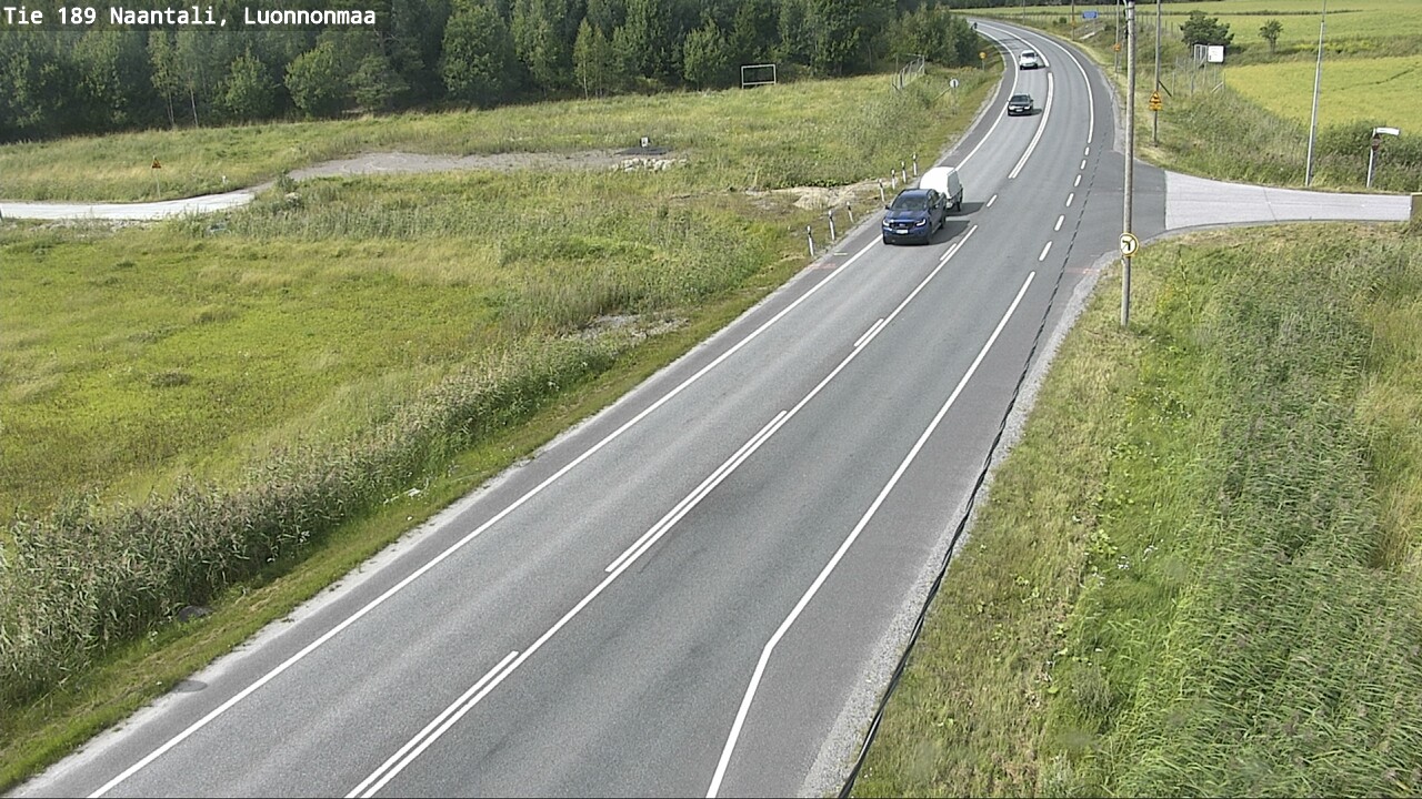 Weather Camera Image Väg 189 Nådendal, Luonnonmaa, Naantali, Varsinais-Suomi