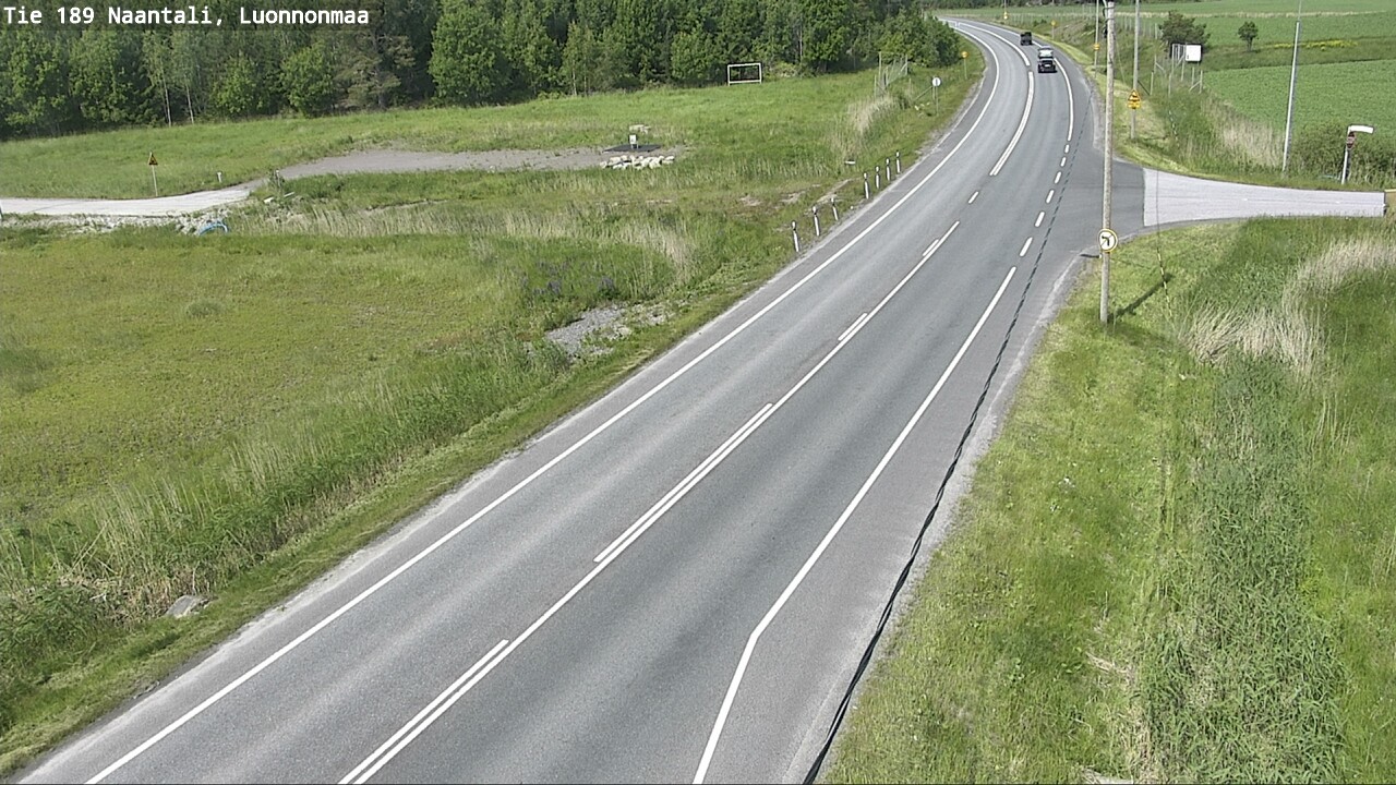 Weather Camera Image Road 189 Naantali, Luonnonmaa, Naantali, Varsinais-Suomi