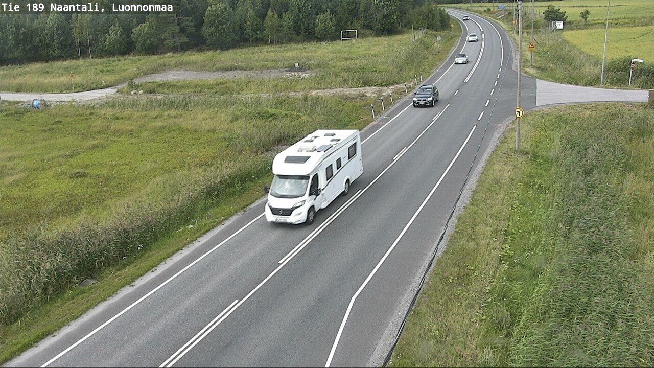 Weather Camera Image Road 189 Naantali, Luonnonmaa, Naantali, Varsinais-Suomi