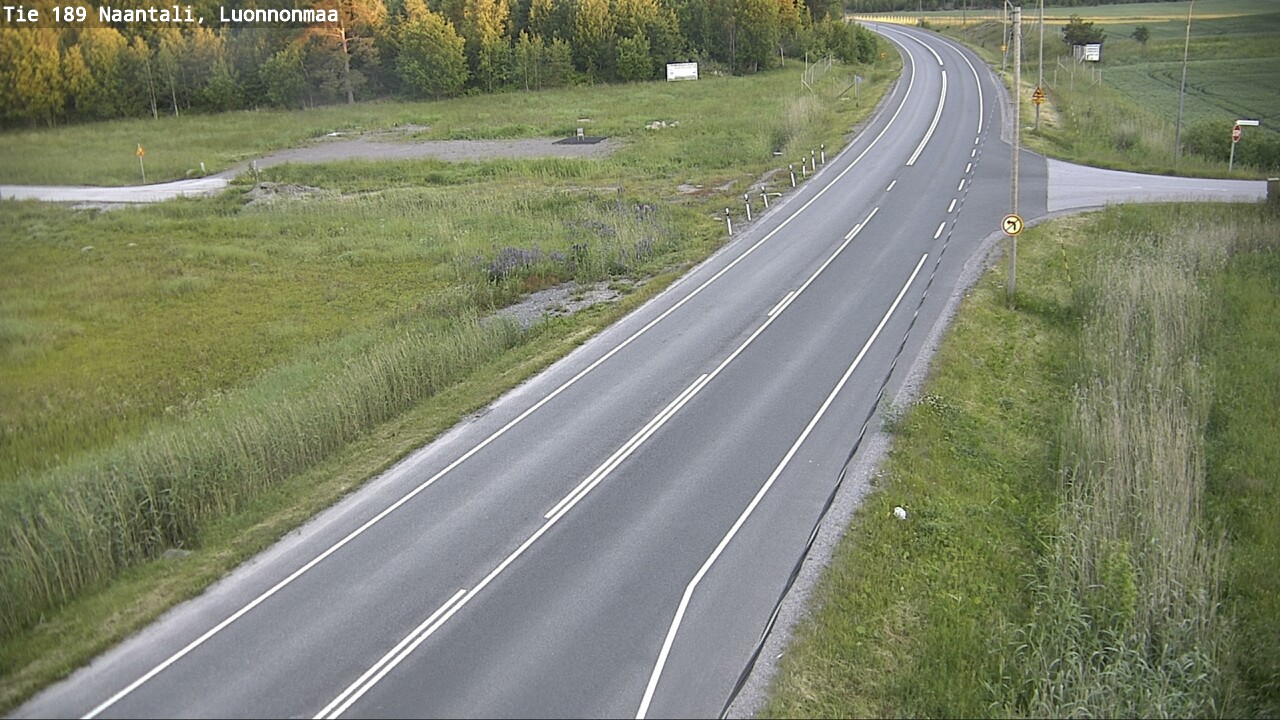Weather Camera Image Road 189 Naantali, Luonnonmaa, Naantali, Varsinais-Suomi