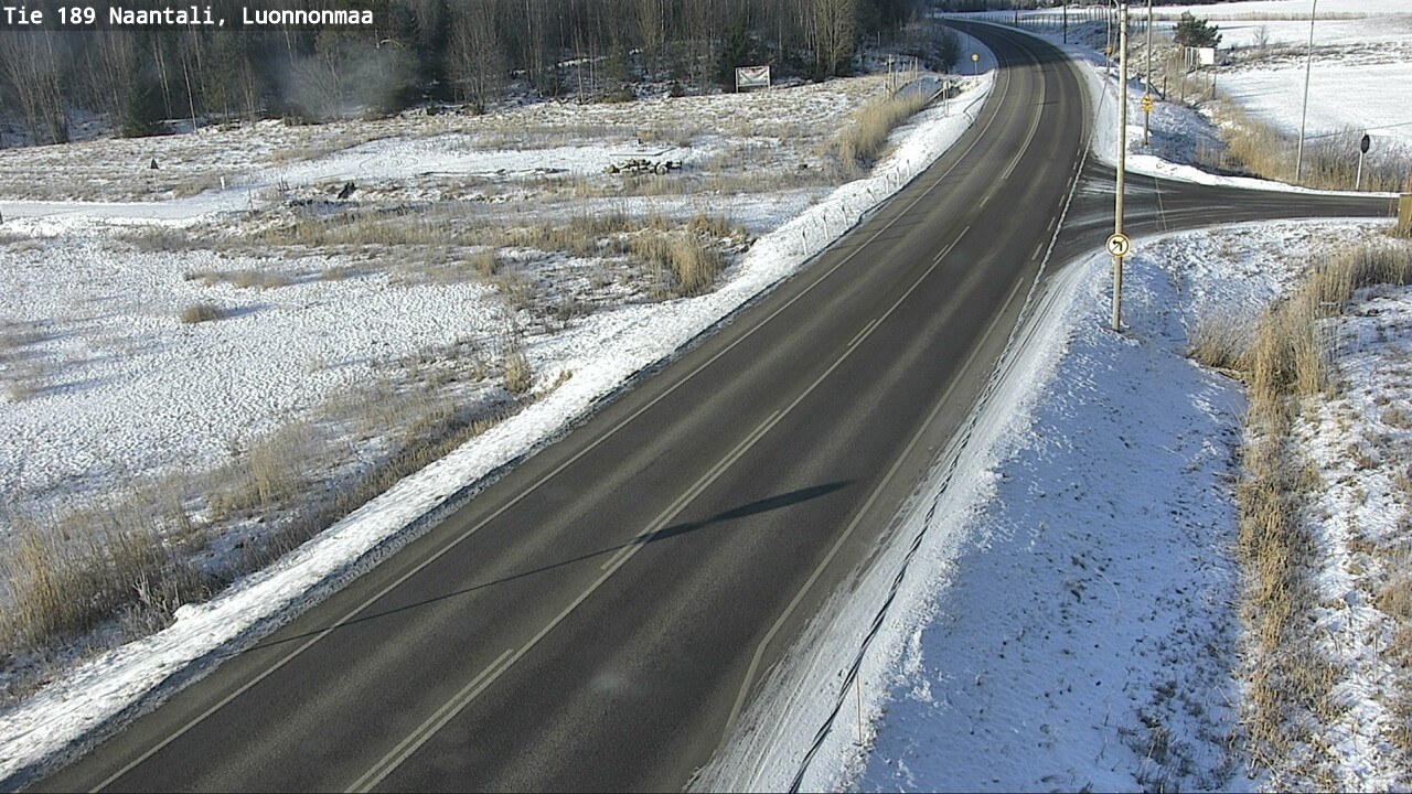 Weather Camera Image Road 189 Naantali, Luonnonmaa, Naantali, Varsinais-Suomi