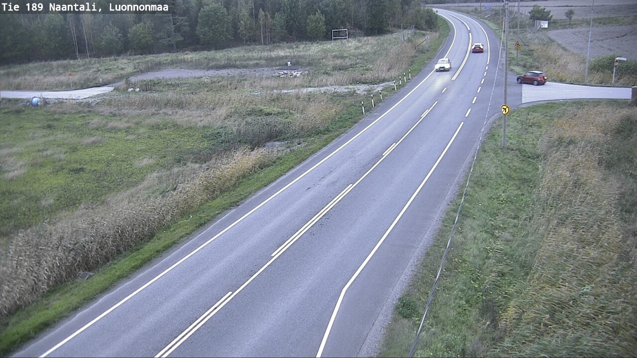 Weather Camera Image Road 189 Naantali, Luonnonmaa, Naantali, Varsinais-Suomi