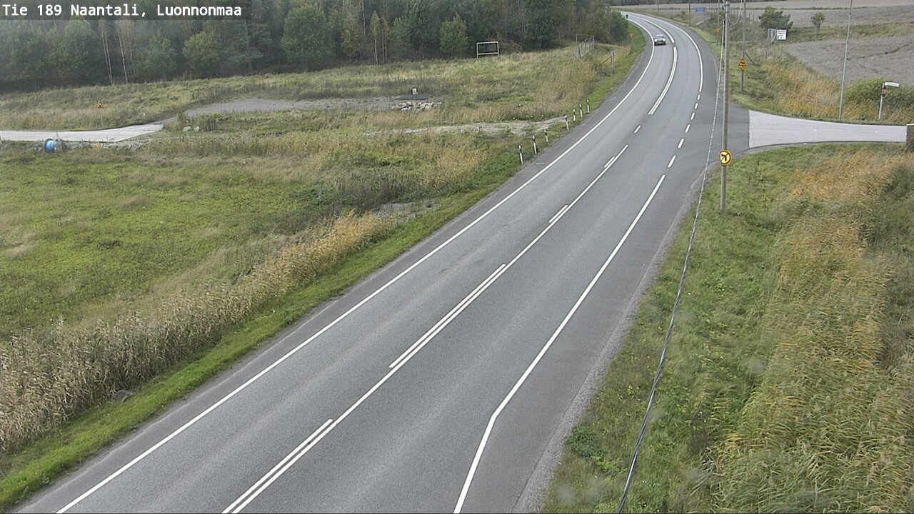 Weather Camera Image Road 189 Naantali, Luonnonmaa, Naantali, Varsinais-Suomi