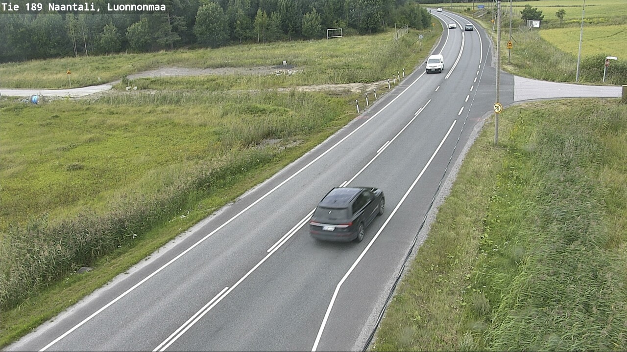 Weather Camera Image Road 189 Naantali, Luonnonmaa, Naantali, Varsinais-Suomi
