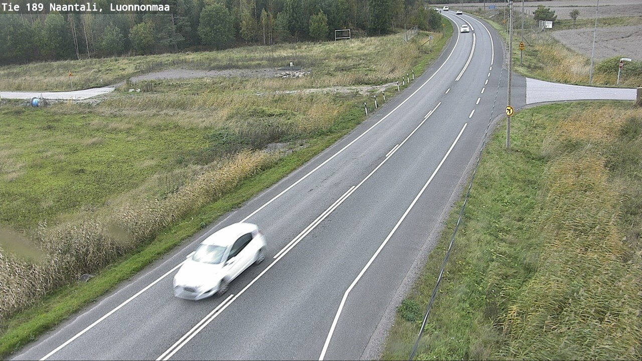 Weather Camera Image Road 189 Naantali, Luonnonmaa, Naantali, Varsinais-Suomi