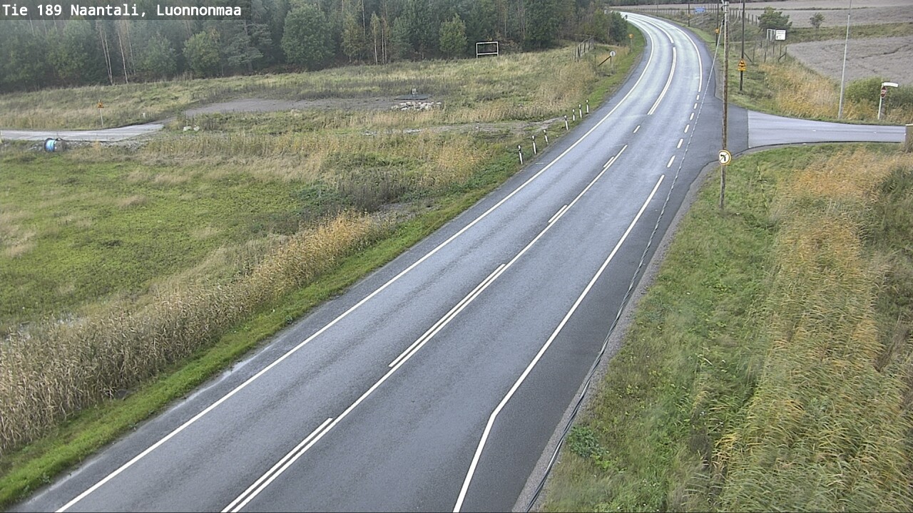 Weather Camera Image Road 189 Naantali, Luonnonmaa, Naantali, Varsinais-Suomi