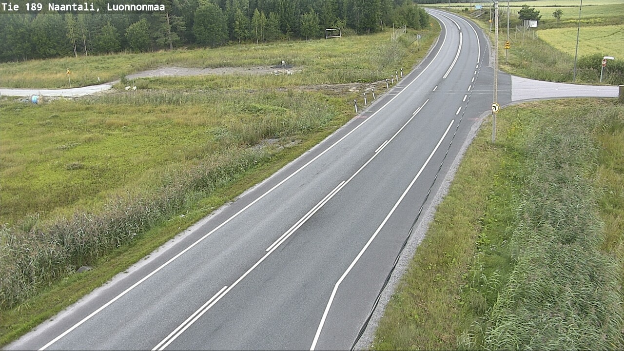 Weather Camera Image Väg 189 Nådendal, Luonnonmaa, Naantali, Varsinais-Suomi