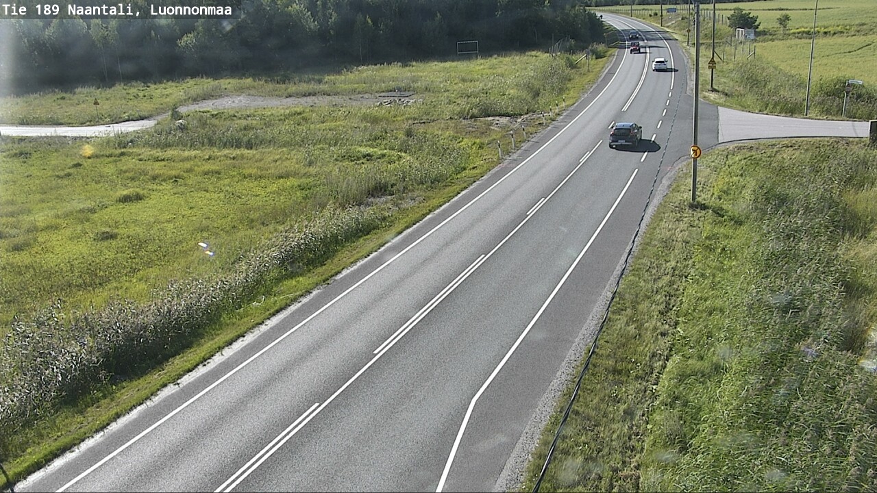 Weather Camera Image Väg 189 Nådendal, Luonnonmaa, Naantali, Varsinais-Suomi