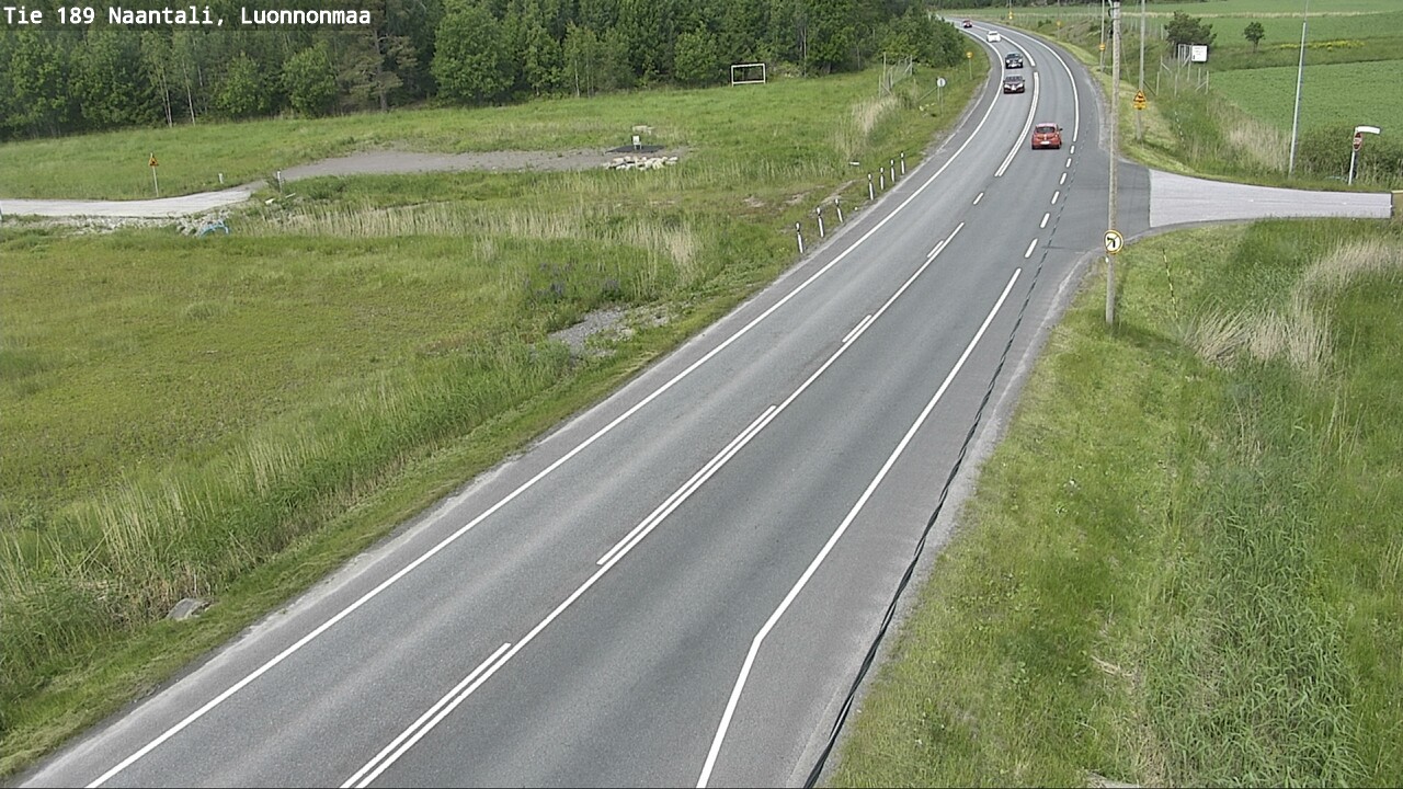 Weather Camera Image Road 189 Naantali, Luonnonmaa, Naantali, Varsinais-Suomi