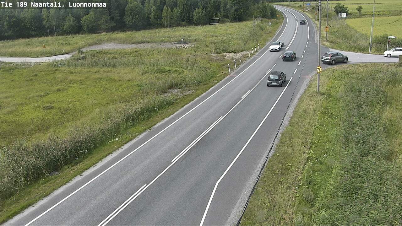 Weather Camera Image Väg 189 Nådendal, Luonnonmaa, Naantali, Varsinais-Suomi