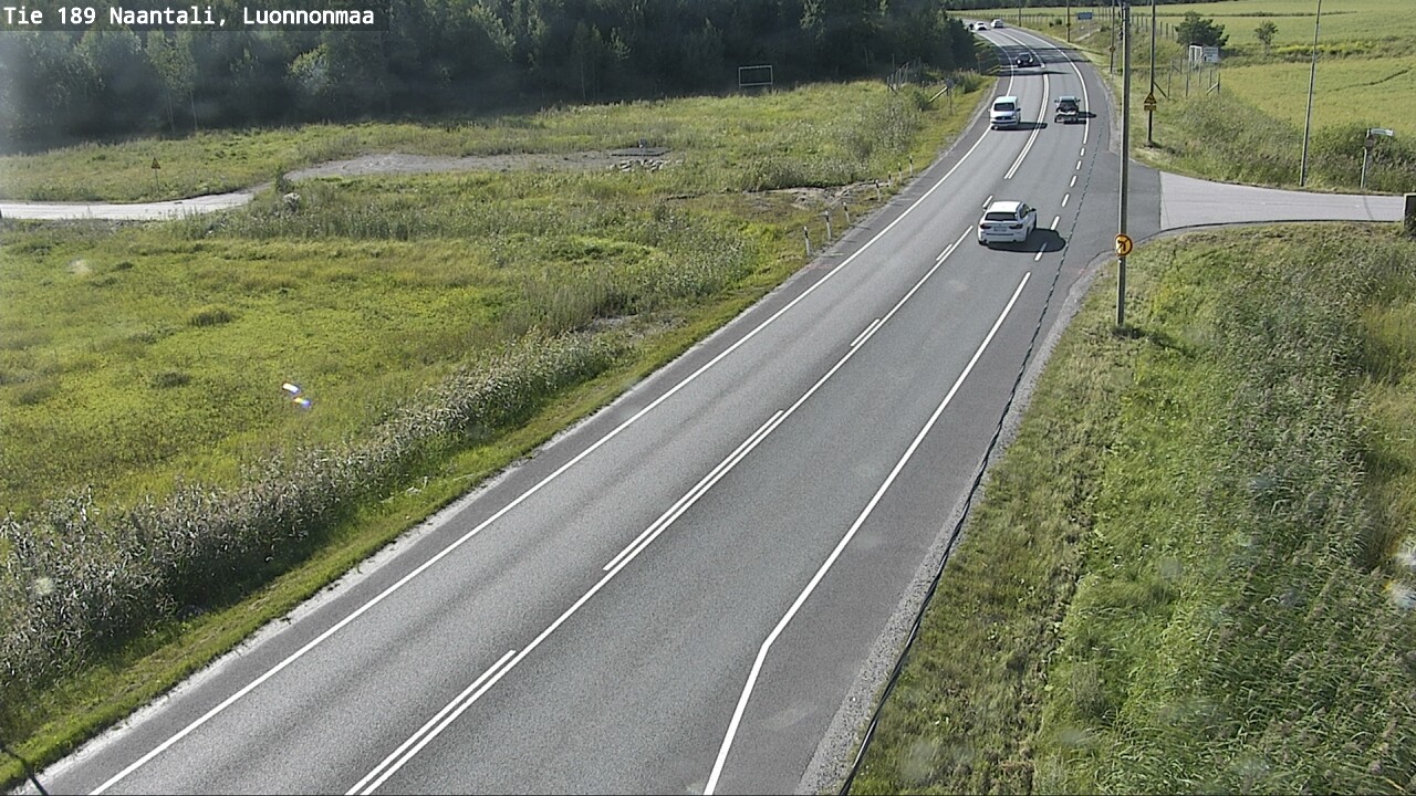 Weather Camera Image Väg 189 Nådendal, Luonnonmaa, Naantali, Varsinais-Suomi