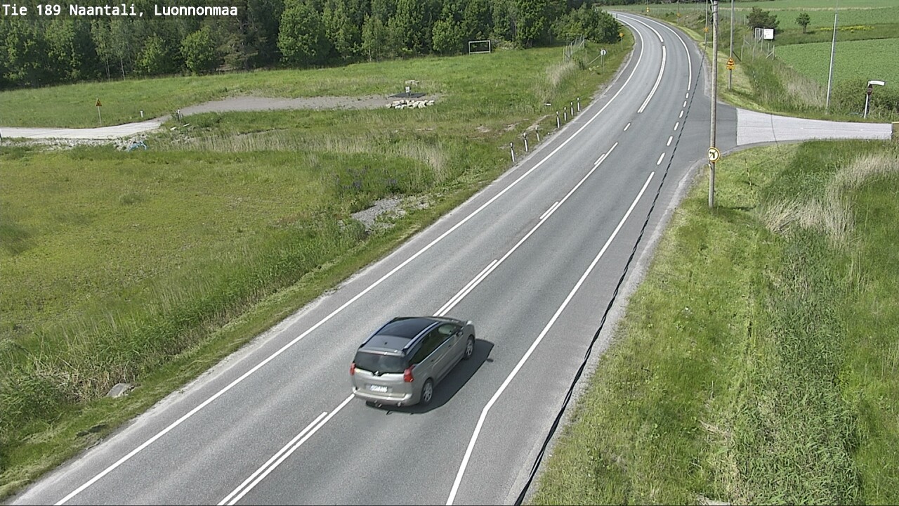 Weather Camera Image Road 189 Naantali, Luonnonmaa, Naantali, Varsinais-Suomi