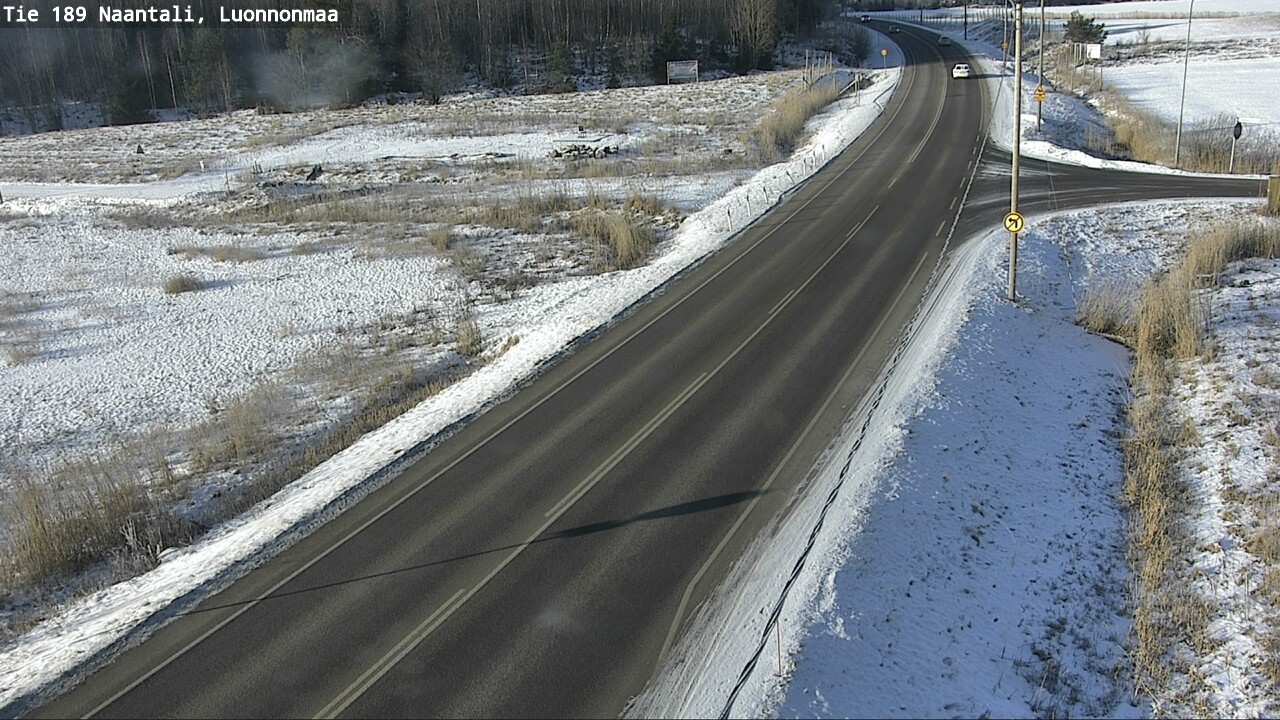 Weather Camera Image Road 189 Naantali, Luonnonmaa, Naantali, Varsinais-Suomi