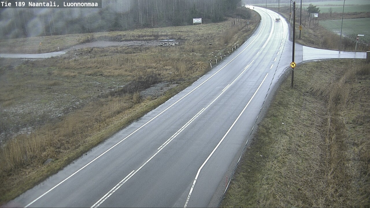 Weather Camera Image Väg 189 Nådendal, Luonnonmaa, Naantali, Varsinais-Suomi