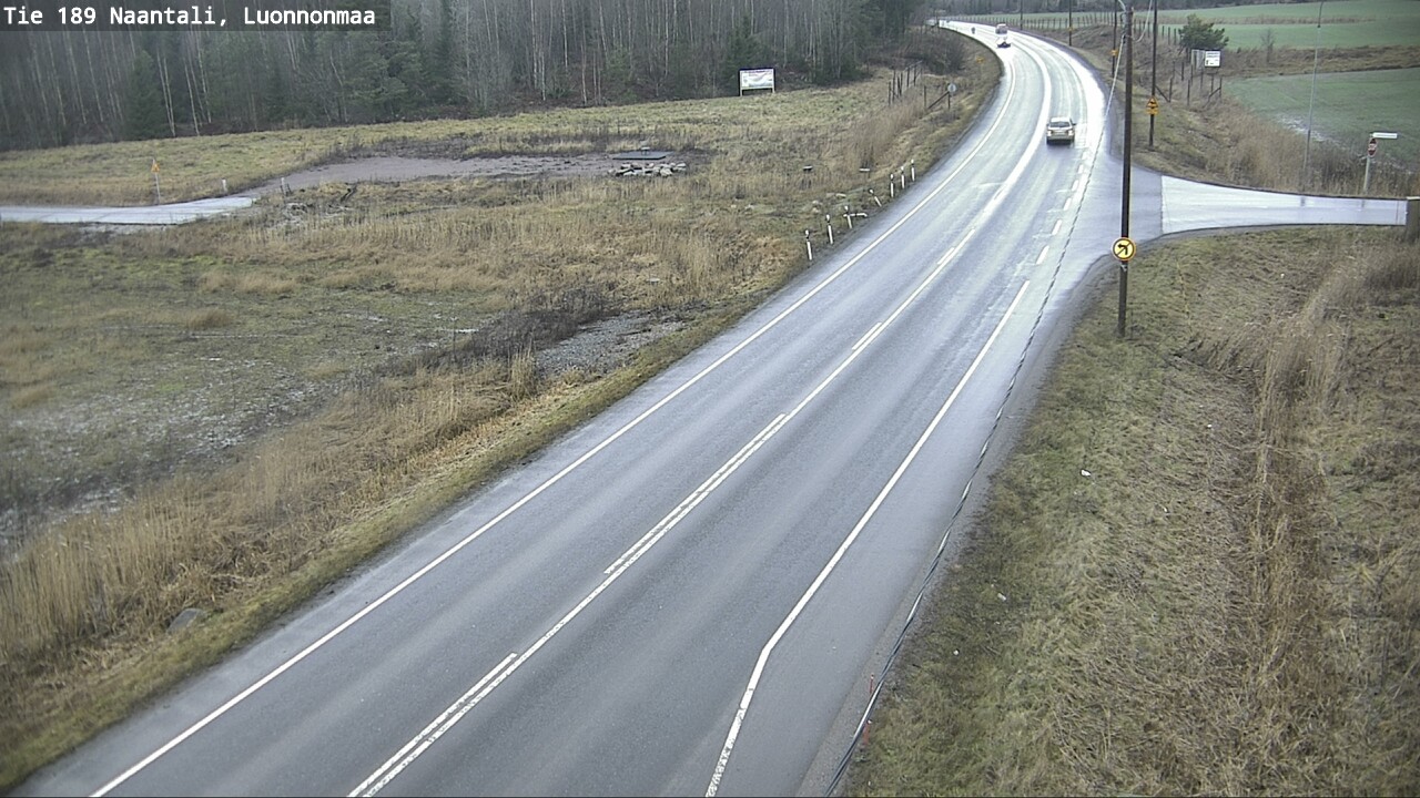 Weather Camera Image Väg 189 Nådendal, Luonnonmaa, Naantali, Varsinais-Suomi