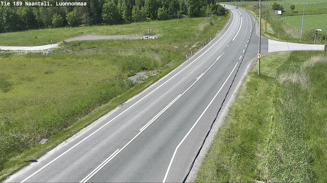 Weather Camera Image Road 189 Naantali, Luonnonmaa, Naantali, Varsinais-Suomi