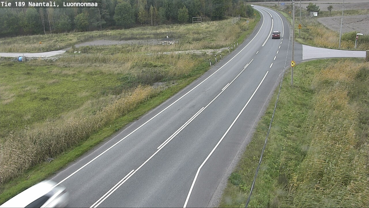 Weather Camera Image Road 189 Naantali, Luonnonmaa, Naantali, Varsinais-Suomi