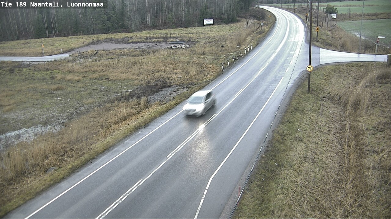 Weather Camera Image Väg 189 Nådendal, Luonnonmaa, Naantali, Varsinais-Suomi