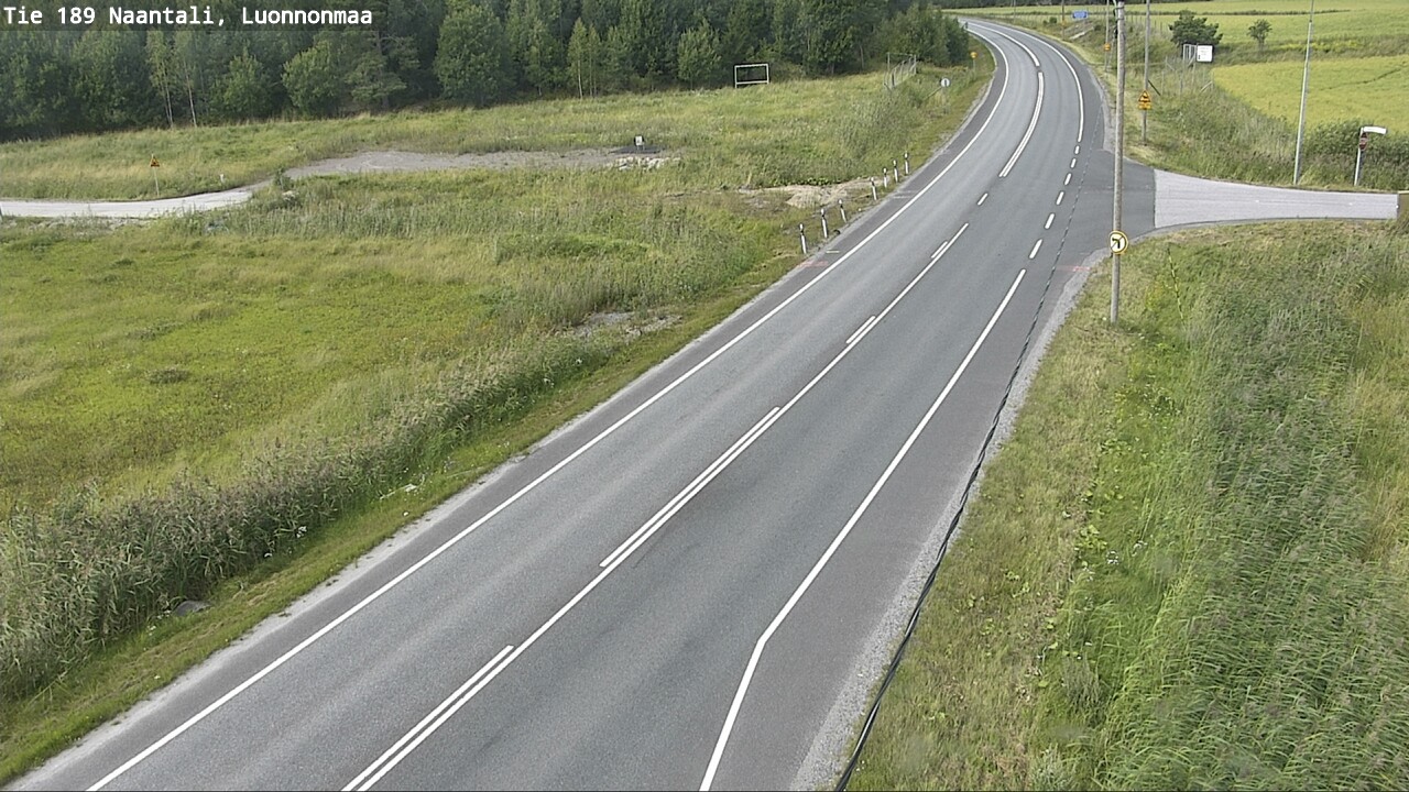 Weather Camera Image Väg 189 Nådendal, Luonnonmaa, Naantali, Varsinais-Suomi