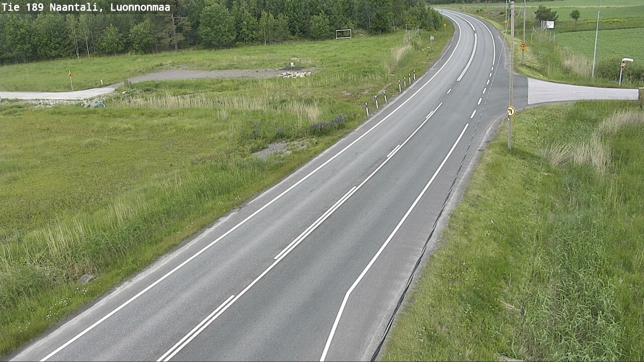 Weather Camera Image Road 189 Naantali, Luonnonmaa, Naantali, Varsinais-Suomi