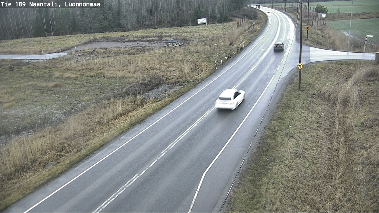 Weather Camera Image Väg 189 Nådendal, Luonnonmaa, Naantali, Varsinais-Suomi