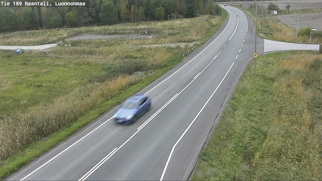 Weather Camera Image Road 189 Naantali, Luonnonmaa, Naantali, Varsinais-Suomi