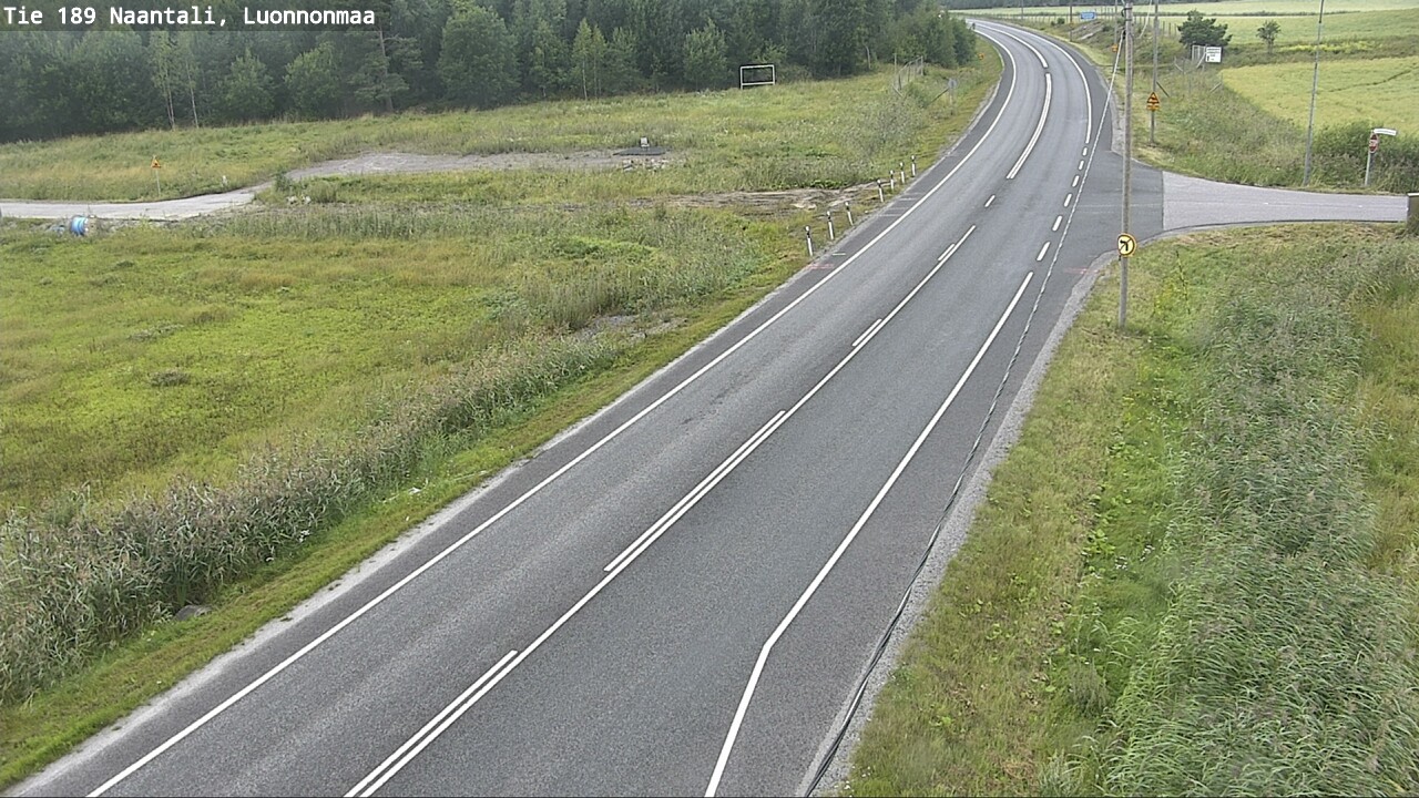 Weather Camera Image Väg 189 Nådendal, Luonnonmaa, Naantali, Varsinais-Suomi