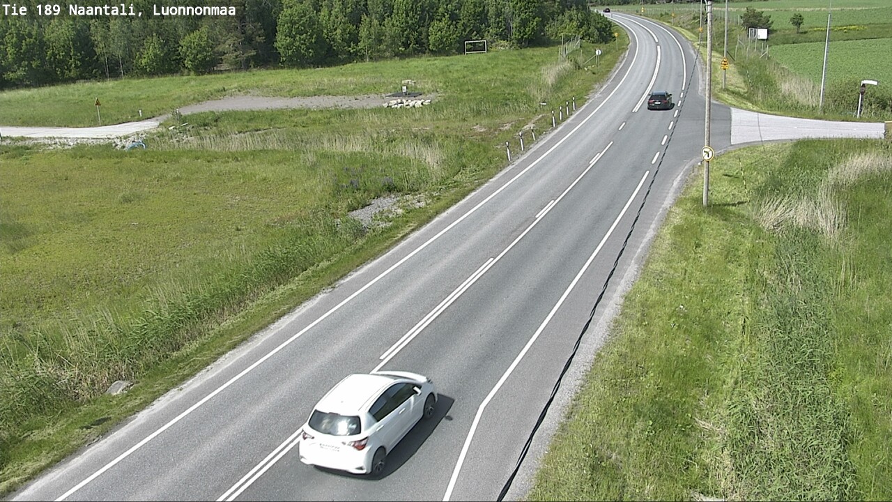 Weather Camera Image Road 189 Naantali, Luonnonmaa, Naantali, Varsinais-Suomi