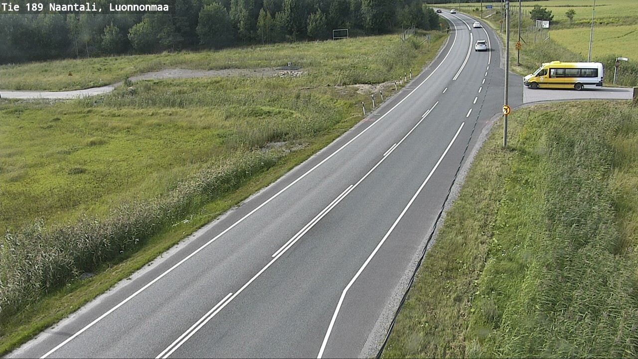 Weather Camera Image Väg 189 Nådendal, Luonnonmaa, Naantali, Varsinais-Suomi