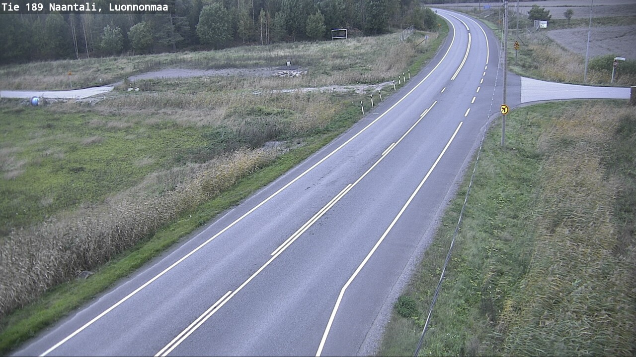Weather Camera Image Road 189 Naantali, Luonnonmaa, Naantali, Varsinais-Suomi