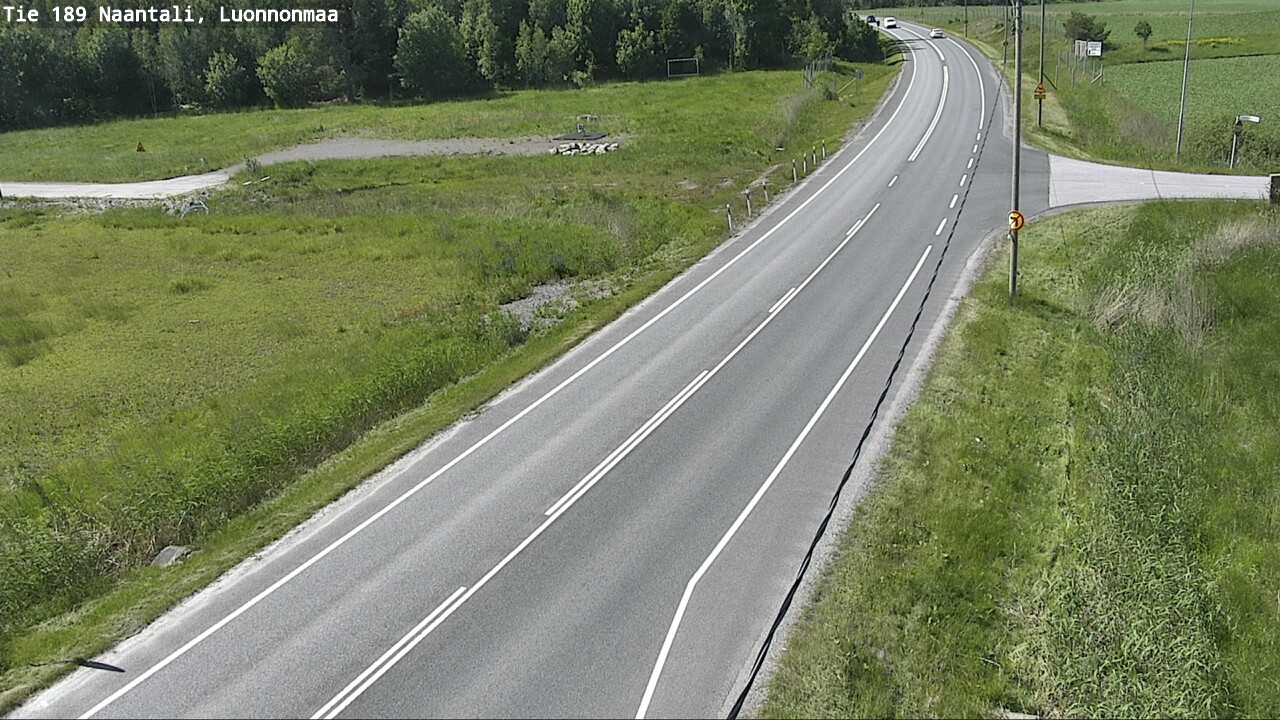 Weather Camera Image Väg 189 Nådendal, Luonnonmaa, Naantali, Varsinais-Suomi